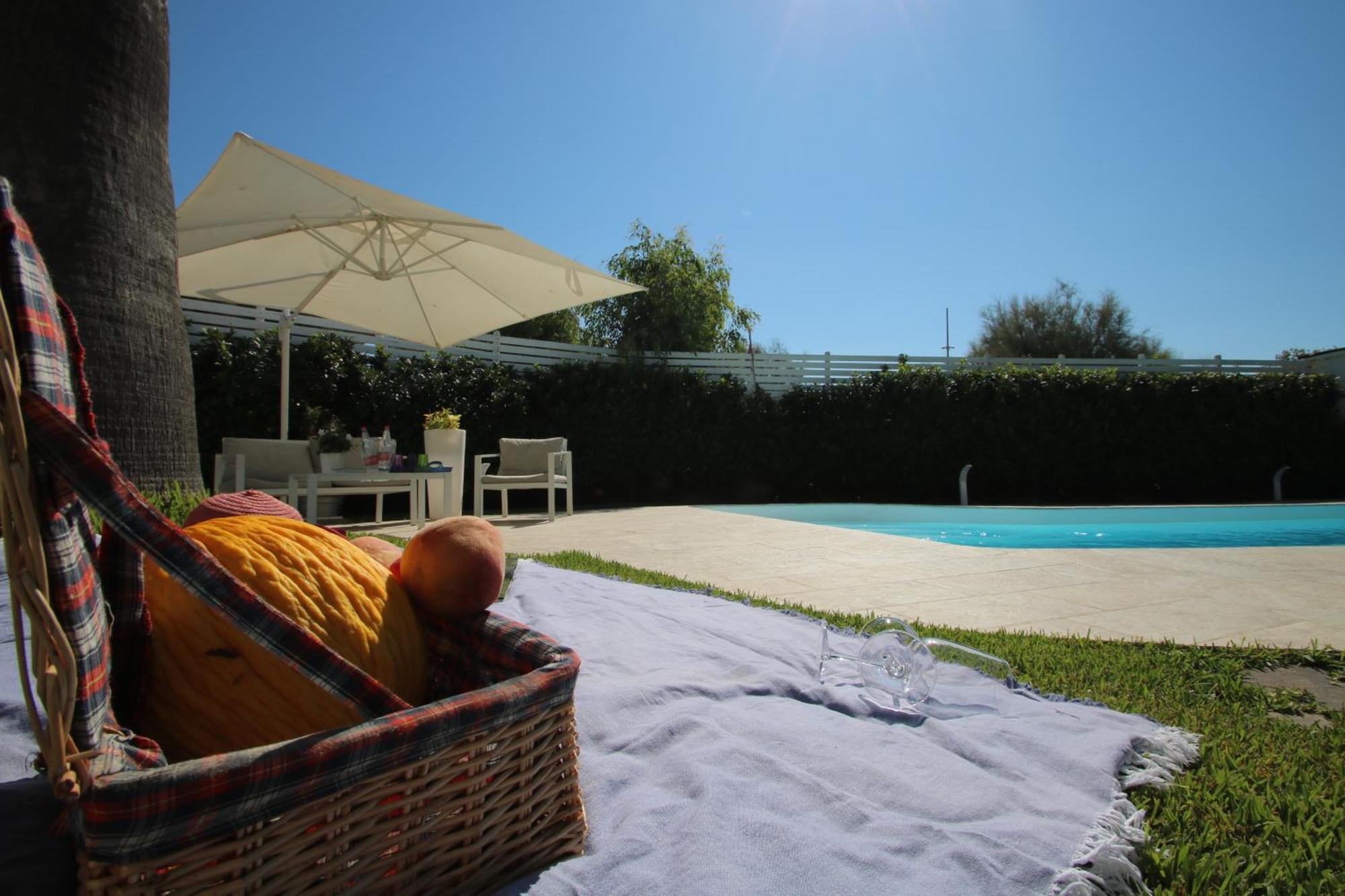 Edri Beach House - Villa Con Piscina Pontecagnano Luaran gambar