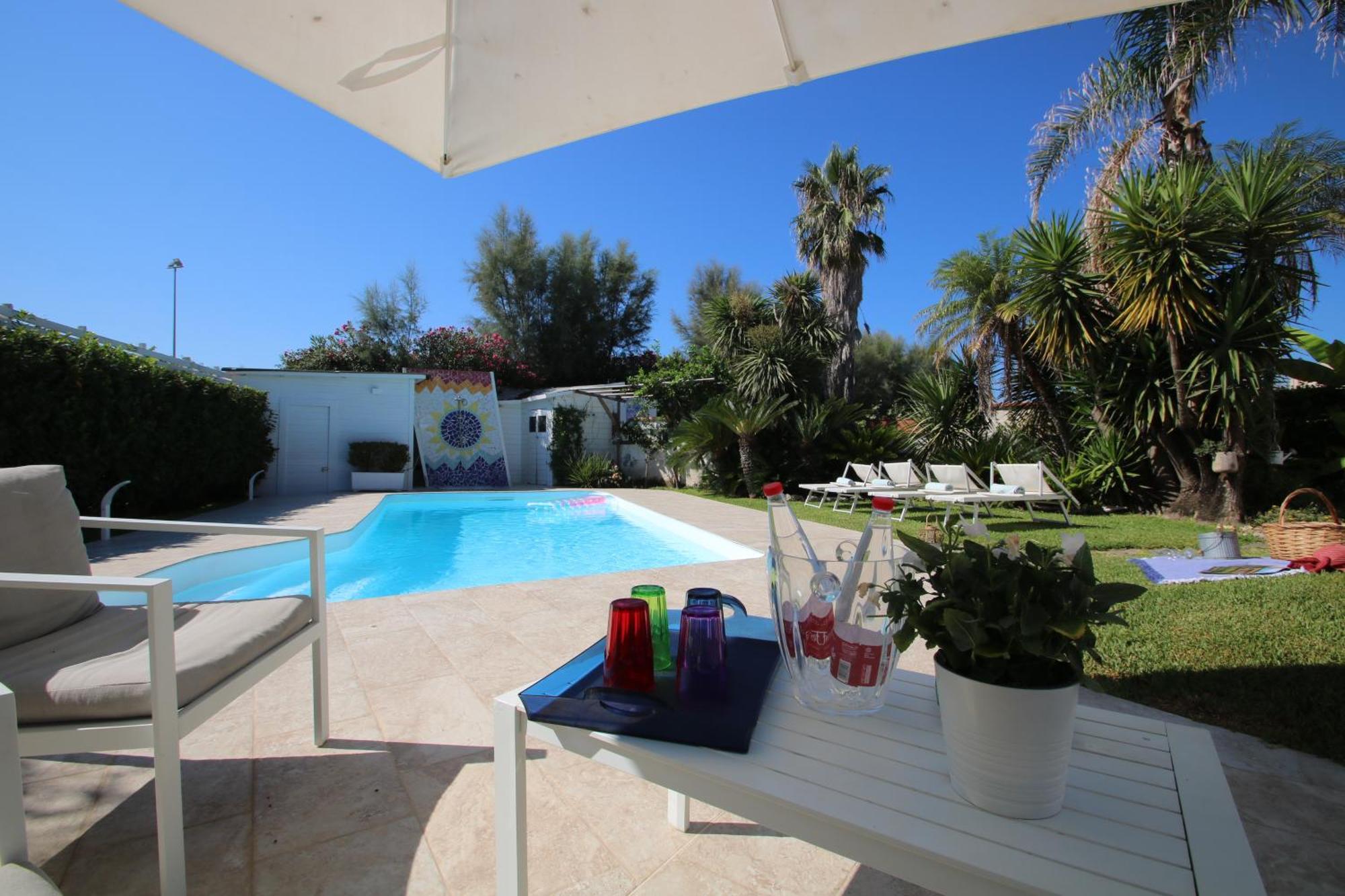 Edri Beach House - Villa Con Piscina Pontecagnano Luaran gambar